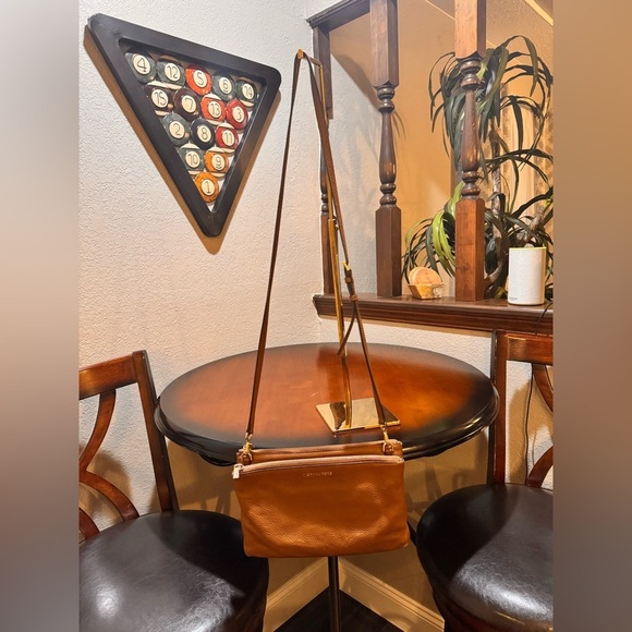 Michael Kors Handbags - Michael Kors Brown Crossbody Bag with Smooth Finish